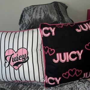 SOLD Pack of 2 Juicy Couture Pillows